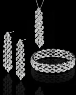 Apart Kolczyki z białego złota z brylantami - 5,46 ct - próba 750< Kolczyki Z Diamentami