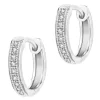 Apart Kolczyki z białego złota z diamentami - koła - 0,05 ct - próba 585< Wszystkie