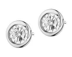 Apart Kolczyki z białego złota z brylantami - 0,04 ct - próba 585< Kolczyki Z Diamentami