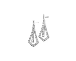 Apart Kolczyki z białego złota z brylantami - 1,03 ct - próba 585