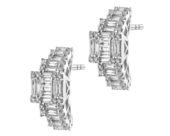 Apart Kolczyki z białego złota z diamentami - 1,54 ct - próba 750< Kolczyki Z Diamentami