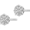 New Apart Kolczyki z białego złota z diamentami - 0,66 ct - próba 585