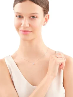 New Apart Kolczyki z białego złota z diamentami - 0,66 ct - próba 585