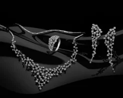 Online Apart Kolczyki z białego złota z brylantami - 2,18 ct - próba 585