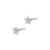 Apart Kolczyki z białego złota z diamentami - gwiazdy - 0,006 ct - próba 585< Kolczyki Z Diamentami