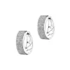 Apart Kolczyki z białego złota z diamentami - koła - 0,33 ct - próba 585< Wszystkie