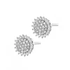 Online Apart Kolczyki z białego złota z diamentami - 0,19 ct - próba 585