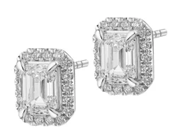 Apart Kolczyki z białego złota z diamentami - VS2-SI1/G - 2,25 ct - próba 750< Kolczyki Z Diamentami