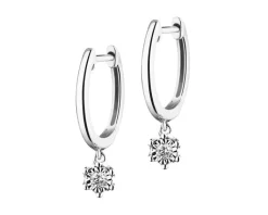 Apart Kolczyki z białego złota z brylantami - 0,05 ct - próba 375< Kolczyki Z Diamentami