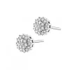 New Apart Kolczyki z białego złota z diamentami - 0,13 ct - próba 585