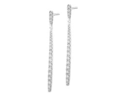 New Apart Kolczyki z białego złota z brylantami - 1,27 ct - próba 750