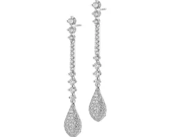 Best Apart Kolczyki z białego złota z brylantami - 1,15 ct - próba 750
