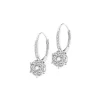 Discount Apart Kolczyki z białego złota z brylantami - 0,83 ct - próba 585