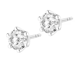 Apart Kolczyki z białego złota z brylantami - 0,84 ct - próba 585< Wszystkie