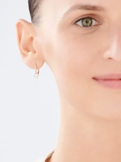 Apart Kolczyki z różowego i białego złota z brylantami - 0,20 ct - próba 585< Wszystkie