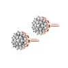 Apart Kolczyki z różowego złota z diamentami - 0,12 ct - próba 585< Wszystkie