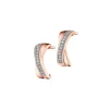 Apart Kolczyki z różowego złota z diamentami - 0,08 ct - próba 585< Kolczyki Z Diamentami
