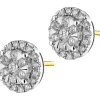 Best Apart Kolczyki z żółtego i białego złota z brylantami - 1,04 ct - próba 585