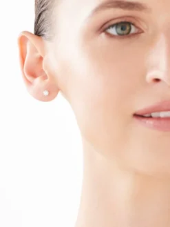 Online Apart Kolczyki z żółtego i białego złota brylantami - 0,40 ct - próba 585