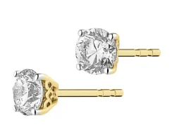 Apart Kolczyki z żółtego złota z brylantami - 0,69 ct - próba 585< Wszystkie