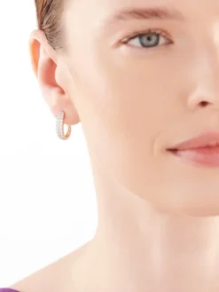 Apart Kolczyki z żółtego złota z brylantami - 0,93 ct - próba 585