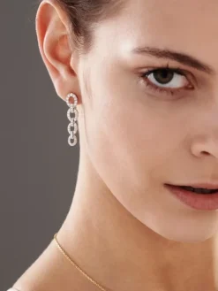 Apart Kolczyki z żółtego złota z brylantami - 2,77 ct - próba 585< Kolczyki Z Diamentami