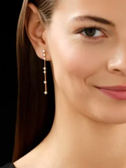 Discount Apart Kolczyki z żółtego złota z brylantami - 1,06 ct - próba 750