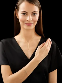 Discount Apart Kolczyki z żółtego złota z brylantami - 1,06 ct - próba 750