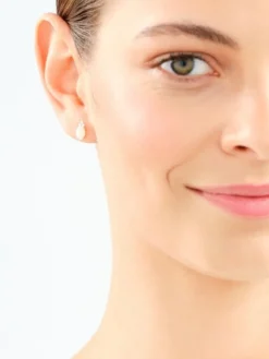 Apart Kolczyki z żółtego złota z brylantami i opalami - próba 585< Wszystkie