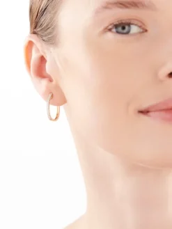 Apart Kolczyki z żółtego złota z brylantami - koła - 0,25 ct - próba 585< Wszystkie