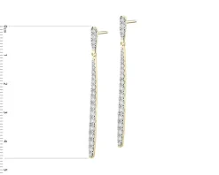 Apart Kolczyki z żółtego złota z brylantami - 1,27 ct - próba 750< Kolczyki Z Diamentami
