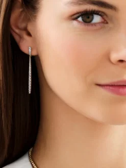 Apart Kolczyki z żółtego złota z brylantami - 1,27 ct - próba 750< Kolczyki Z Diamentami