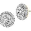 Best Apart Kolczyki z żółtego złota z brylantami - 2,37 ct - próba 585