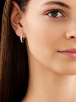 Apart Kolczyki z żółtego złota z brylantami - koła - 0,50 ct - próba 585