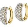 Online Apart Kolczyki z żółtego złota z brylantami - koła - 1,50 ct - próba 585