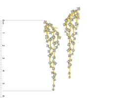 Apart Kolczyki z żółtego złota z brylantami - 2,18 ct - próba 585< Kolczyki Z Diamentami