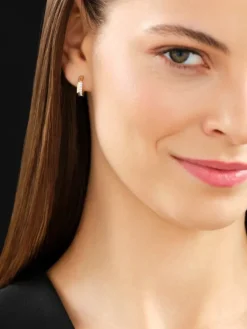 Apart Kolczyki z żółtego złota z brylantami - 0,10 ct - próba 375< Wszystkie