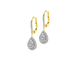 Apart Kolczyki z żółtego złota z brylantami - 0,80 ct - próba 585< Wszystkie