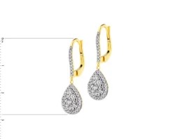 Apart Kolczyki z żółtego złota z brylantami - 0,80 ct - próba 585< Wszystkie