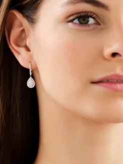 Apart Kolczyki z żółtego złota z brylantami - 0,80 ct - próba 585< Wszystkie