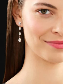 Apart Kolczyki z żółtego złota z diamentami - 1,30 ct - próba 585< Wszystkie