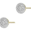 Outlet Apart Kolczyki z żółtego złota z diamentami - 0,83 ct - próba 585