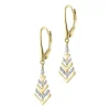 New Apart Kolczyki z żółtego złota z diamentami - 0,03 ct - próba 585