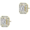 Apart Kolczyki z żółtego złota z diamentami - 0,33 ct - próba 585< Kolczyki Z Diamentami