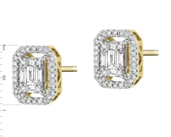 Apart Kolczyki z żółtego złota z diamentami - 0,40 ct - próba 585< Wszystkie