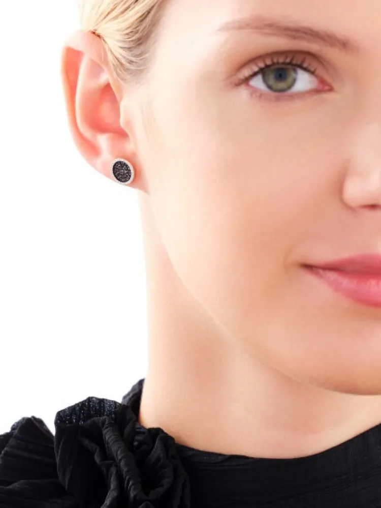 Apart Kolczyki z żółtego złota z diamentami - 0,42 ct - próba 585< Kolczyki Z Diamentami