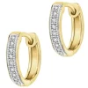 Apart Kolczyki z żółtego złota z diamentami - koła - 0,05 ct - próba 585< Wszystkie