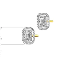 Apart Kolczyki z żółtego złota z diamentami - 0,32 ct - próba 585< Wszystkie