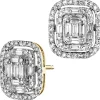 Hot Apart Kolczyki z żółtego złota z diamentami - 1,00 ct - próba 585