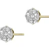 Apart Kolczyki z żółtego złota z diamentami - 1,01 ct - próba 585